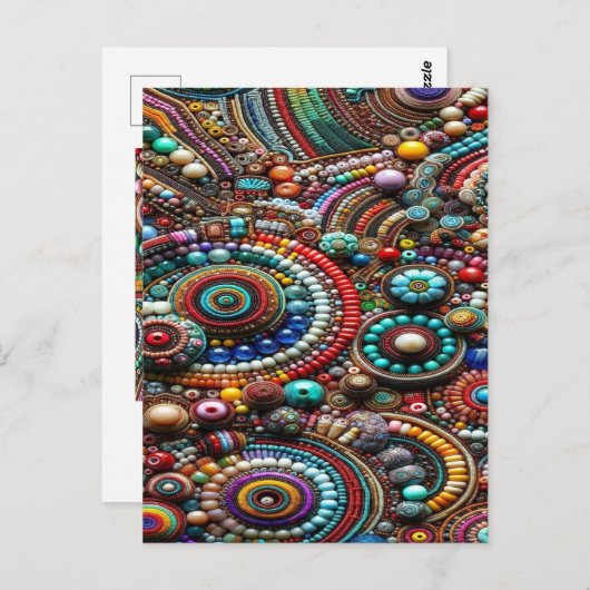 floraal briefkaart (Voorkant / Achterkant)