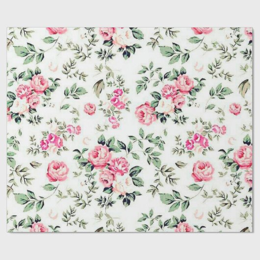 floraal cadeaupapier (Vlak)