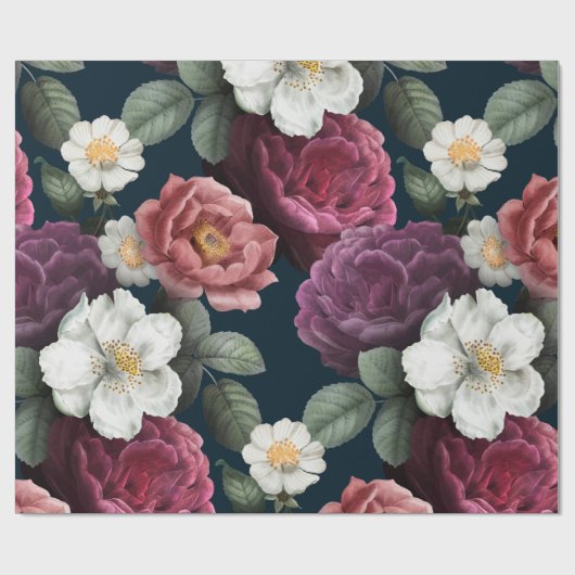 floraal cadeaupapier (Vlak)