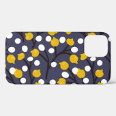 floraal delicaat botanisch patroon. Case-Mate iPhone case (Achterkant (horizontaal))