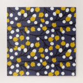  floraal delicaat botanisch patroon. legpuzzel (Horizontaal)