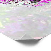 FLORAAL EN BUTTERFLY CHRIST DIE MIJ VERSTERKT POSTER (Hoek)