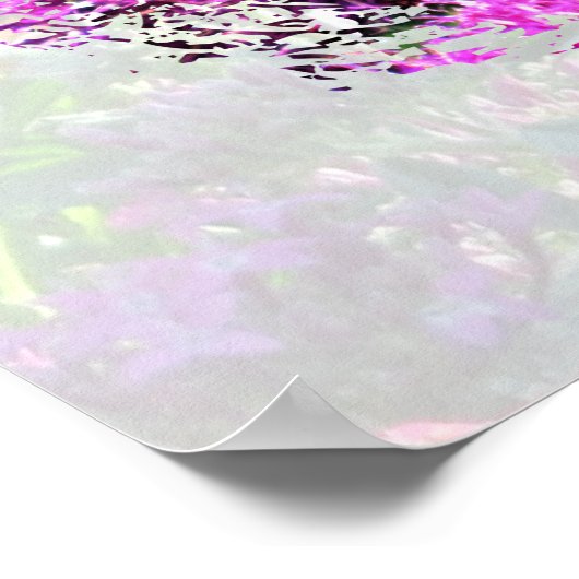 FLORAAL EN BUTTERFLY CHRIST DIE MIJ VERSTERKT POSTER (Hoek)