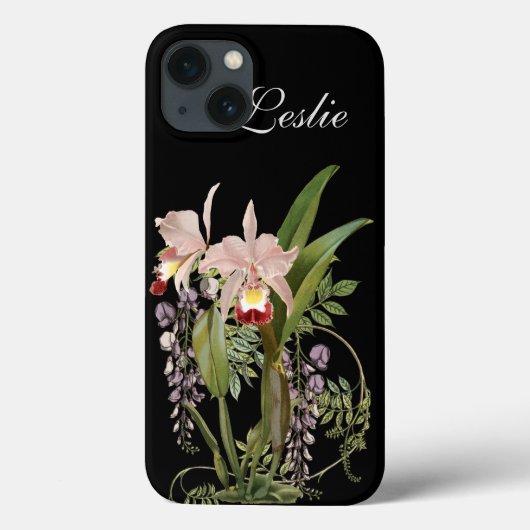 Floraal Fancy monogram Case-Mate iPhone Case (Achterkant)