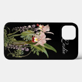 Floraal Fancy monogram Case-Mate iPhone Case (Achterkant (horizontaal))
