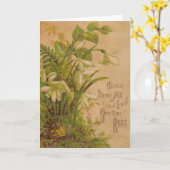 floraal gebed Schrift citaat Kaart (Gele Bloem)