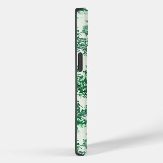  floraal groen toile jouy monogram Case-Mate iPhone case (Achterkant / Rechts)