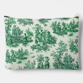 floraal groen toile jouy monogram etui (Achterkant)