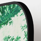 floraal groen toile jouy monogram pickleball paddle (Links Detail)