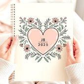 Floraal Hart 2025 Monogram Planner