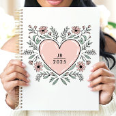 Floraal Hart 2025 Monogram Planner