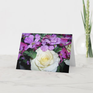 Floraal Huwelijk Jubileum Geschenk Dochter Echterg Kaart