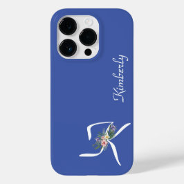 Floraal Initialen I Pensionering Case-Mate iPhone 14 Pro Hoesje