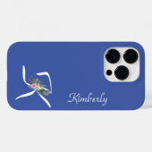 Floraal Initialen I Pensionering Case-Mate iPhone Case (Achterkant (horizontaal))