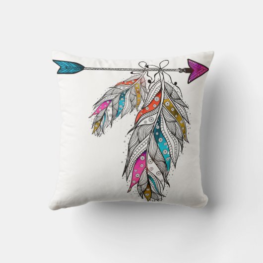 floraal kussen (Achterkant)