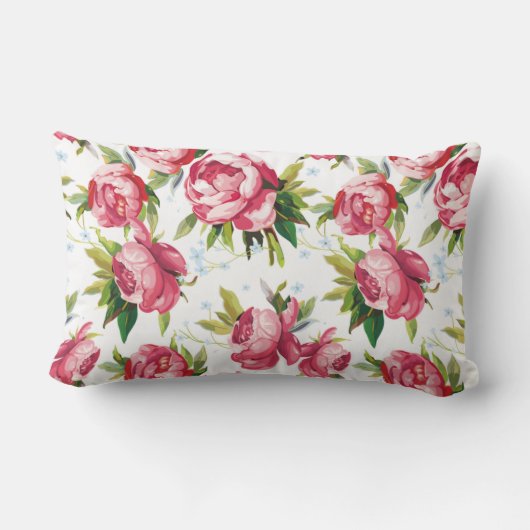 floraal kussen (Achterkant)