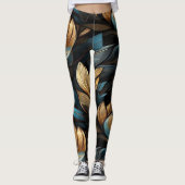  floraal leggings (Voorkant)