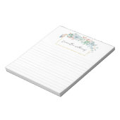 floraal lijst op maat notitieblok (Linkerzijde)