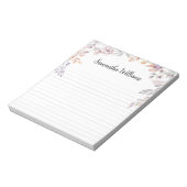 floraal lijst op maat notitieblok (Linkerzijde)