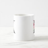 Floraal Monogram K Watercolor Naam Koffiemok (Center)