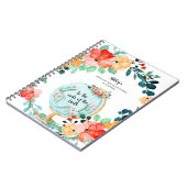 Floraal Monogram | Missie Reis Devotioneel Dagboek Notitieboek (Linkerzijde)