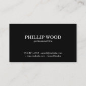 Floraal monogram / Variatie | Lux (goud) Visitekaartje (Achterkant)