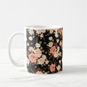 Floraal naadloos patroon met hibiscus. Floral Koffiemok