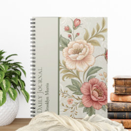 Floraal Persoonlijk Planningsdagboek/Notitieboek Notitieboek