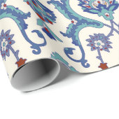 Floraal sierpatroon. Traditionele Arabische seam Cadeaupapier (Rol Hoek)