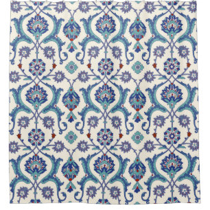 Floraal sierpatroon. Traditionele Arabische seam Douchegordijn