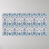 Floraal sierpatroon. Traditionele Arabische seam Poster (Voorkant)