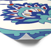 Floraal sierpatroon. Traditionele Arabische seam Poster (Hoek)