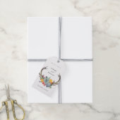 FLORAAL SUCCULENT ANTLER BOHEMIAN ALLURE MONOGRAM CADEAULABEL (Met Touw)