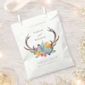 FLORAAL SUCCULENT ANTLER BOHEMIAN ALLURE WEDING BEDANKZAKJE (Geknipt)