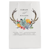 FLORAAL SUCCULENT ANTLER BOHEMIAN ALLURE WEDING MEDIUM CADEAUZAKJE (Voorkant)