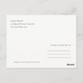 FLORAAL SUCCULENT ANTLER BOHEMIAN BEWAREN DE DATUM BRIEFKAART (Achterkant)