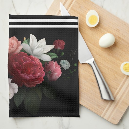  floraal theedoek (Quarter Fold)