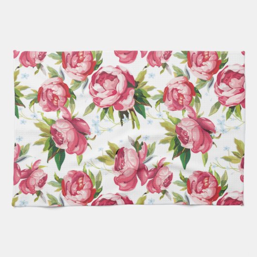  floraal theedoek (Horizontaal)