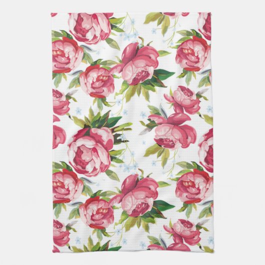  floraal theedoek (Verticaal)
