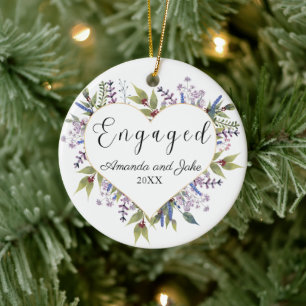 Floraal Verliefd  Keramisch Ornament