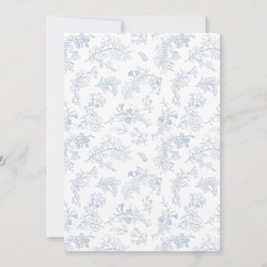  floraal vrijgezellenfeest kaart (Achterkant)