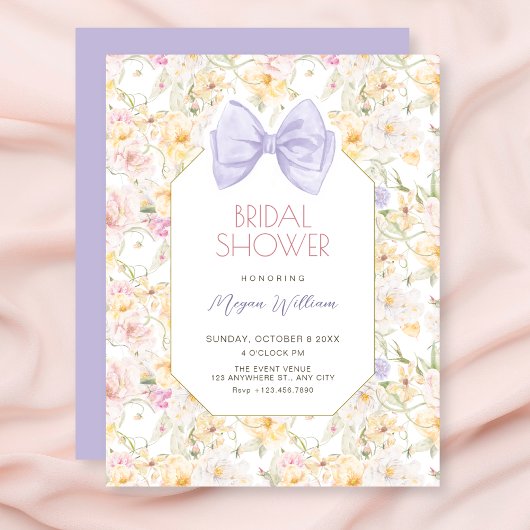  floraal vrijgezellenfeest kaart