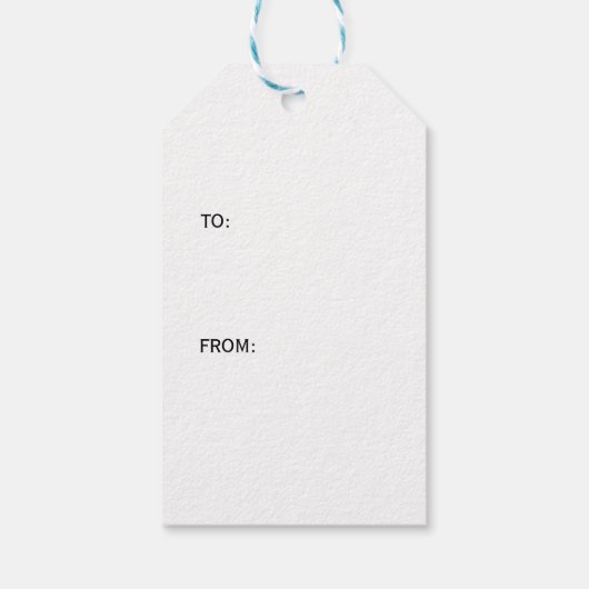 Floraal Waterverf Monogram – Initialen personalise Cadeaulabel (Achterkant)