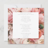 FLORAAL Wonder WEDDING INVITATION Kaart (Voorkant)