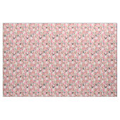  floraalroze rattenhond stof (Fat Quarter)