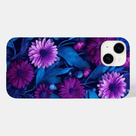 FloraBloom: Elegante Floral iPhone Case (Achterkant (horizontaal))
