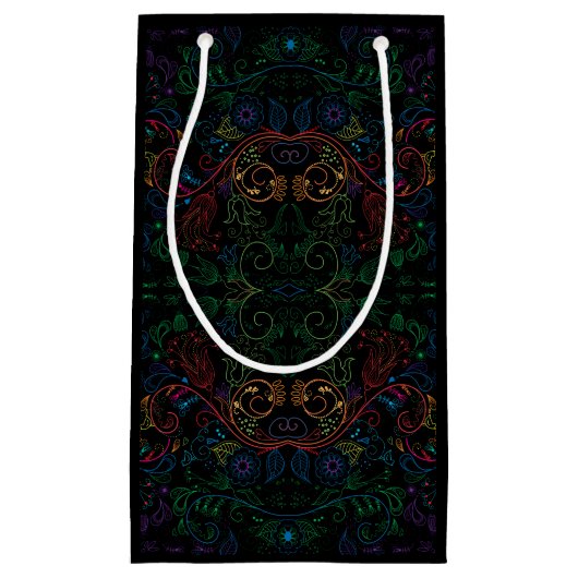 Floradore - Zwart Klein Cadeauzakje (Voorkant)