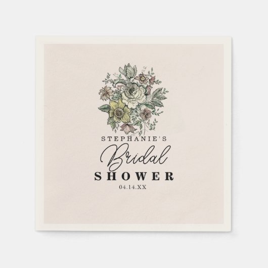 FLORAISON (Bloeiend) Servet (Voorkant)