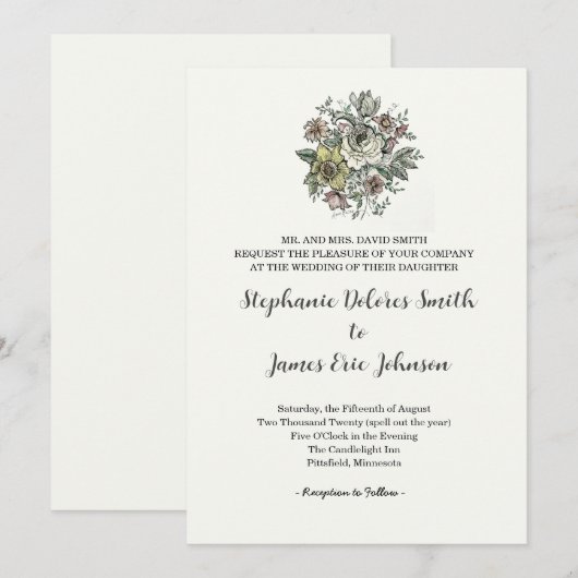 FLORAISON (fr. bloei) Kaart (Voorkant / Achterkant)