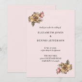 FLORAISON - Roze Kaart (Voorkant / Achterkant)